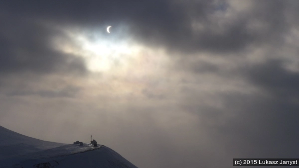 An (almost) total solar eclipse - Barentsburg, Svalbard, Norway